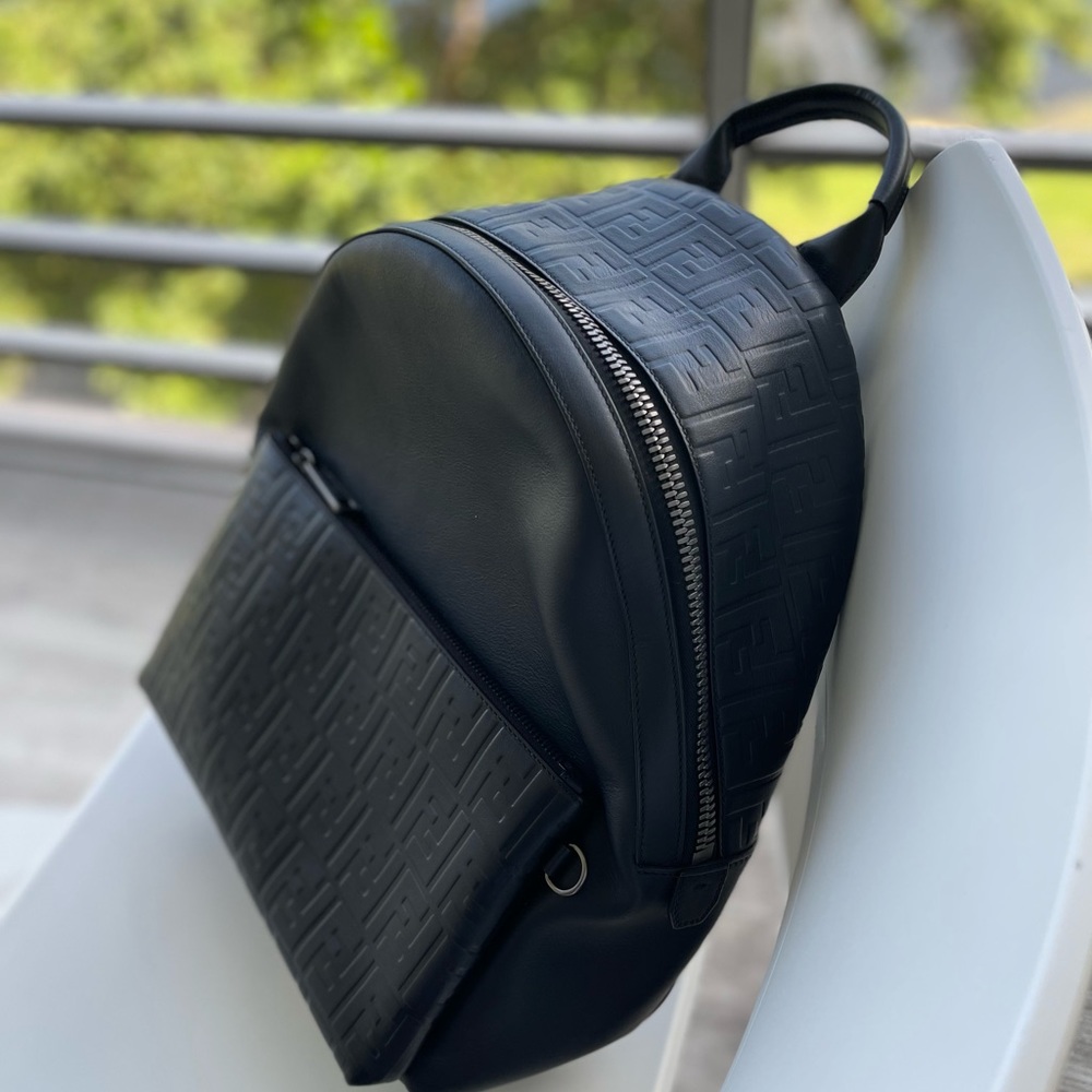 Fendi leather backpack
